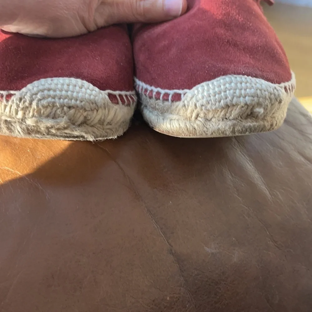Chloé Fringe Suede Espadrilles 10 | needs insoles